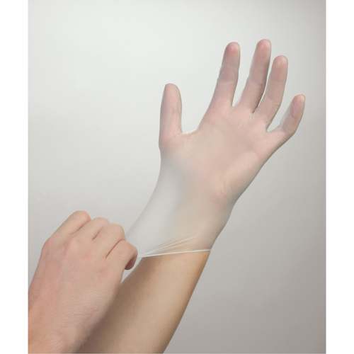 Gants jetables, Petit, Vinyle, 4 mils, Sans poudre, Blanc Air Extreme Inc.