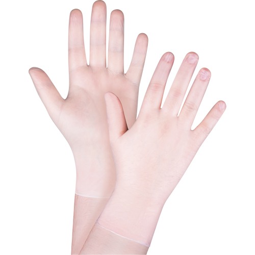 Gants jetables, Petit, Vinyle, 4 mils, Sans poudre, Blanc Air Extreme Inc.