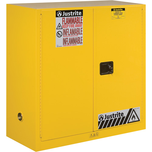 Sure-Grip&reg; Ex Flammable Storage Cabinets, 30 gal., 2 Door, 43" W x 44" H x 18" D Air Extreme Inc.