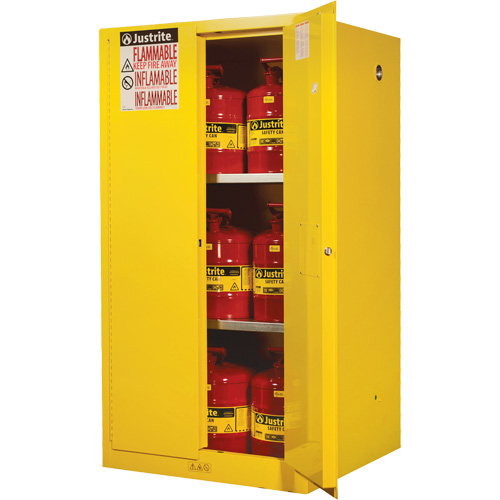 Armoires Sure-Grip EX pour produits inflammables, 60 gal., 2 Porte(s), 34" La x 65" h x 34" p Air Extreme Inc.