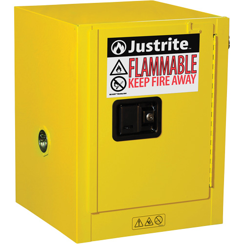 Sure-Grip&reg; EX Countertop Flammable Safety Cabinet, 4 gal., 1 Door, 17" W x 22" H x 17" D Air Extreme Inc.