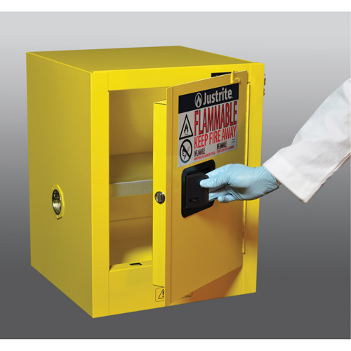 Sure-Grip&reg; EX Countertop Flammable Safety Cabinet, 4 gal., 1 Door, 17" W x 22" H x 17" D Air Extreme Inc.