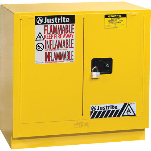 Sure-Grip&reg; EX Undercounter Flammable Safety Cabinet, 22 gal., 2 Door, 35" W x 35" H x 22" D Air Extreme Inc.