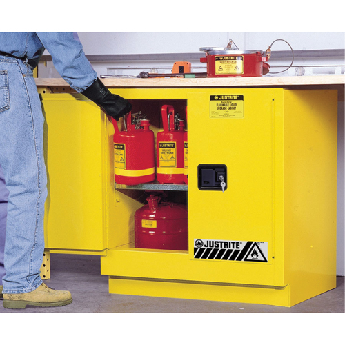 Sure-Grip&reg; EX Undercounter Flammable Safety Cabinet, 22 gal., 2 Door, 35" W x 35" H x 22" D Air Extreme Inc.
