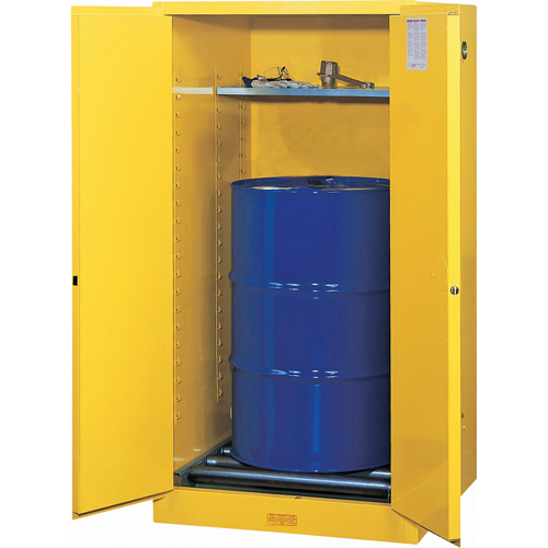 Armoires Sure-Grip EX pour entreposage de barils &agrave; la verticale, Capacit&eacute; de 55 gal. US, Jaune Air Extreme Inc.
