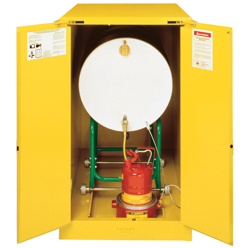 Armoires Sure-Grip EX pour entreposage de barils &agrave; l'horizontale, Capacit&eacute; de 55 gal. US, Jaune Air Extreme Inc.