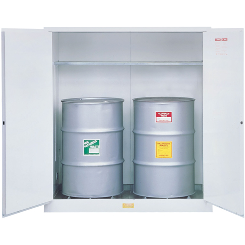 Armoires de s&eacute;curit&eacute; pour d&eacute;chets dangereux, Capacit&eacute; de 55 gal. US, Blanc Air Extreme Inc.
