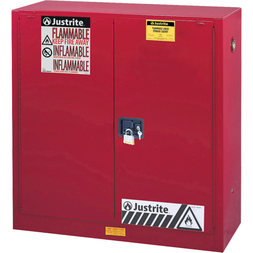 Armoire de s&eacute;curit&eacute; pour la peinture et les encres combustibles EX Sure-Grip, 40 gal., 3 tablettes Air Extreme Inc.