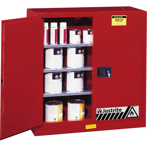 Sure-Grip&reg; EX Combustibles Safety Cabinet for Paint and Ink, 40 gal., 3 Shelves Air Extreme Inc.