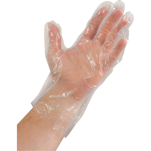Gants jetables, Moyen, Poly&eacute;thyl&egrave;ne, 0,02 mil, Poudr&eacute;s, Transparent Air Extreme Inc.
