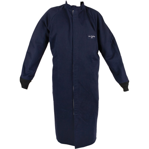 Manteau long contre les coups darc, Petit, Bleu marin, 40 cal/cm² Air Extreme Inc.