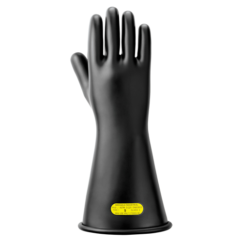 Gants isolants en caoutchouc naturel noir, ASTM classe 2, Taille 10, 14" lo Air Extreme Inc.