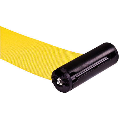 Poteau r&eacute;cepteur pour barri&egrave;res sur pieds pour le contr&ocirc;le des foules, Hauteur de 35", Jaune Air Extreme Inc.