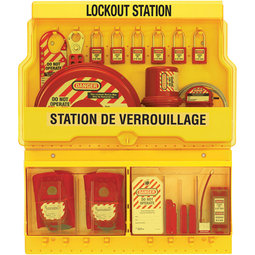 Postes de verrouillage de luxe, Cadenas Thermoplastique, Capacit&eacute; de 32, Cadenas Compris Air Extreme Inc.