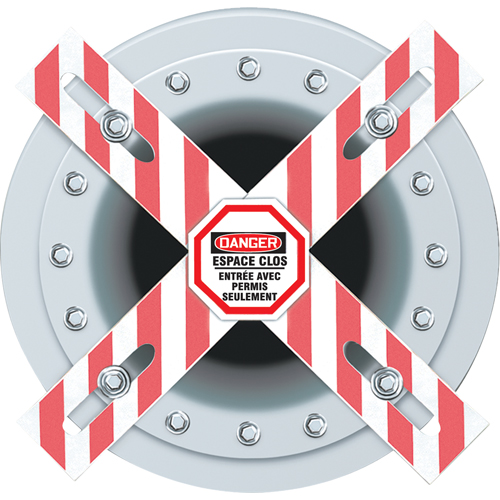 Danger Man-Way Cross Barrier Air Extreme Inc.