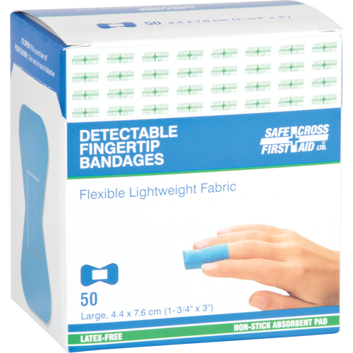 Bandages, Bout de doigt, 3", Tissu d&eacute;tectable, St&eacute;rile Air Extreme Inc.