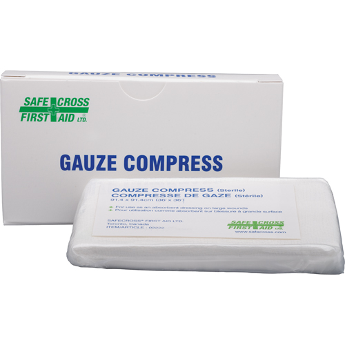 Gauze Compress, Pad, 36" L x 36" W, Sterile, Medical Device Class 1 Air Extreme Inc.