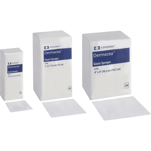 Gauze Sponges, Pad, 3" L x 3" W, Medical Device Class 1 Air Extreme Inc.