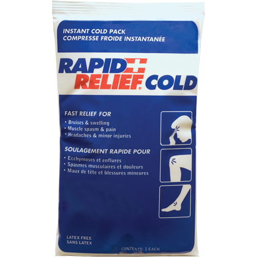 Rapid Relief&reg; Instant Chill Pack, Cold, Single Use, 9" x 6" Air Extreme Inc.