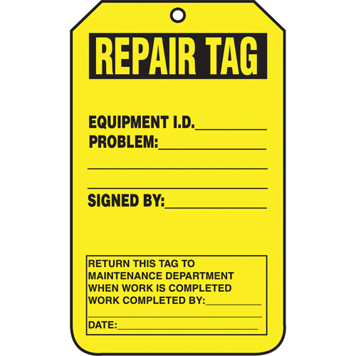 &eacute;tiquettes de s&eacute;curit&eacute; d'inspection et de contr&ocirc;le de l'&eacute;tat de l'&eacute;quipement, Papier cartonn&eacute;, 3-1/8" la x 5-7/8" h, Anglais Air Extreme Inc.