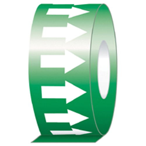 Pipe Marker, 108', White on Green Air Extreme Inc.