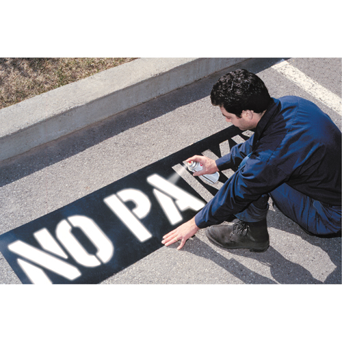 Pochoirs pour parc de stationnement, Anglais, 12" Air Extreme Inc.