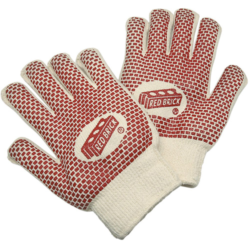 Red Brick&reg; Reversible Terrycloth Gloves, Cotton, Double Sided, 10 Gauge, Large Air Extreme Inc.