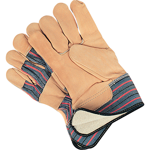 Abrasion-Resistant Winter-Lined Fitters Gloves, Large, Grain Cowhide Palm, Cotton Fleece Inner Lining Air Extreme Inc.