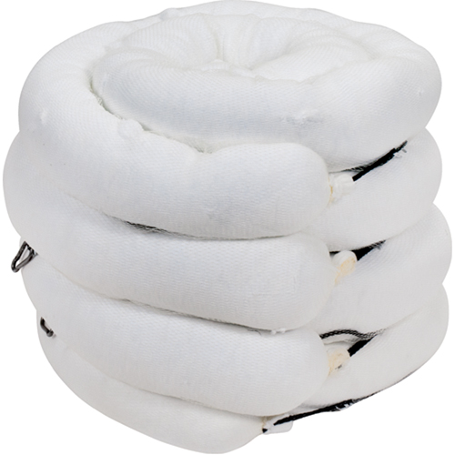 Premium Sorbent Boom, Oil Only, 10' L x 5" W, 35 Gal. Absorbancy, 4 /Pack Air Extreme Inc.