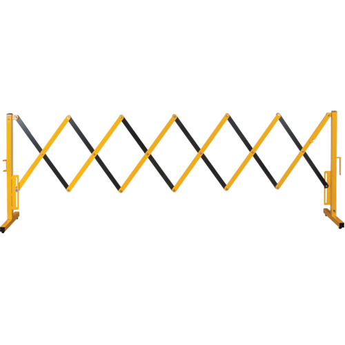 Barri&egrave;re extensible, 37" h x 11' lo, Noir/Jaune Air Extreme Inc.