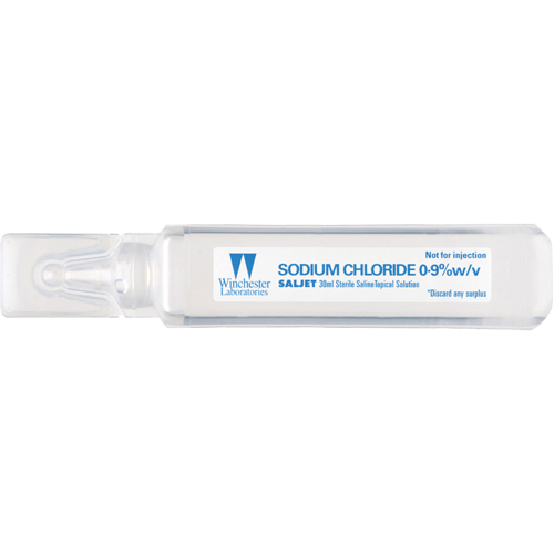 Saljet Single Dose Saline Solution, 1.01 oz. Air Extreme Inc.