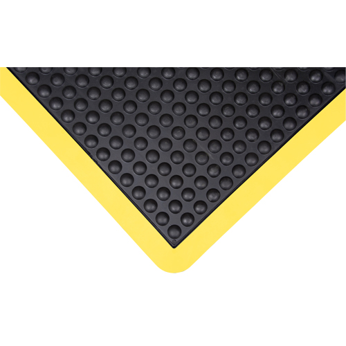 Anti-Fatigue Dome Matting, Bubbled, 2' x 3' x 1/2", Black, Rubber Air Extreme Inc.
