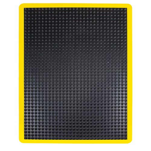 Anti-Fatigue Dome Matting, Bubbled, 2' x 3' x 1/2", Black, Rubber Air Extreme Inc.