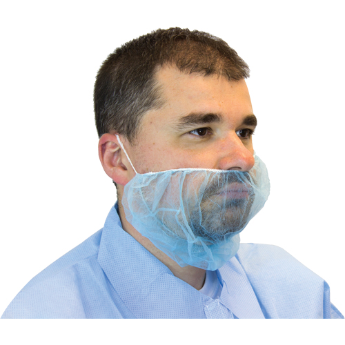 Disposable Beard Covers, Polypropylene, Blue Air Extreme Inc.