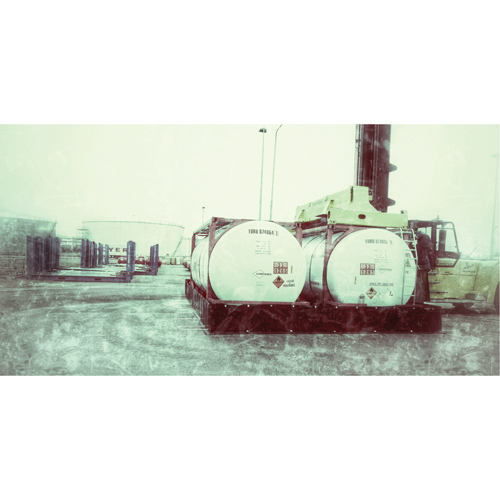 Berme pour r&eacute;servoir simple ISO, Capacit&eacute; 3590 gal., 24' la x 10' lo x 24" h, Support en L Air Extreme Inc.
