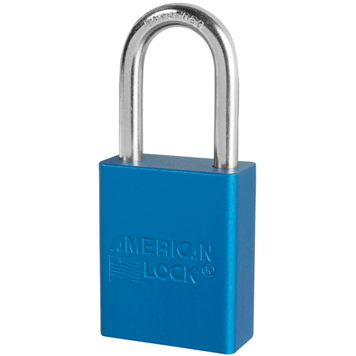 American Lock&reg; Safety Padlocks, Blue, Keyed Alike, Aluminum, 1-1/2" Width Air Extreme Inc.