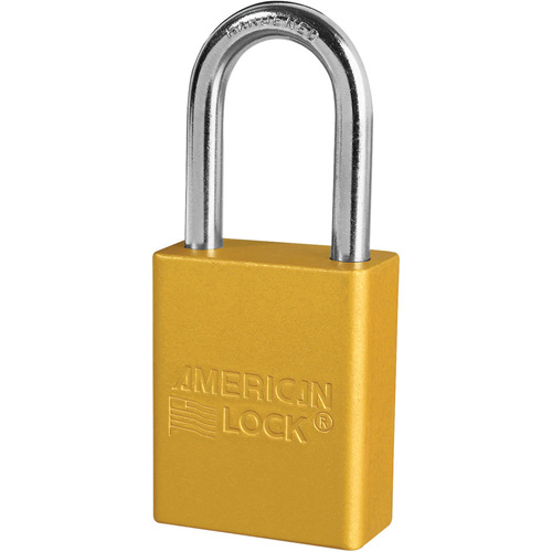 American Lock&reg; Safety Padlocks, Yellow, Keyed Alike, Aluminum, 1-1/2" Width Air Extreme Inc.