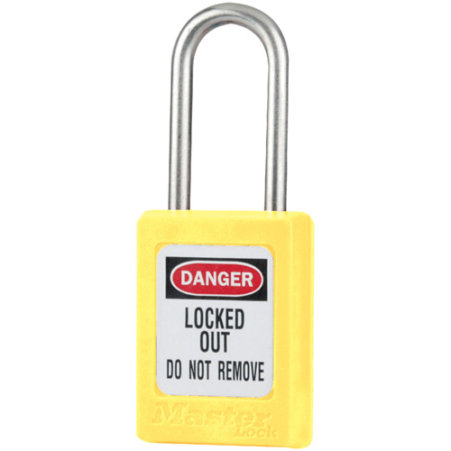 Cadenas de s&eacute;curit&eacute; S31 Zenex, Jaune, Cl&eacute;s identiques, Thermoplastique, Largeur de 1-3/8" Air Extreme Inc.