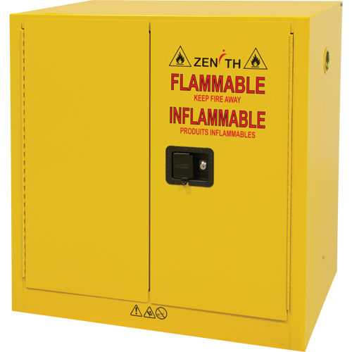 Flammable Storage Cabinet, 22 gal., 2 Door, 35" W x 35" H x 22" D Air Extreme Inc.