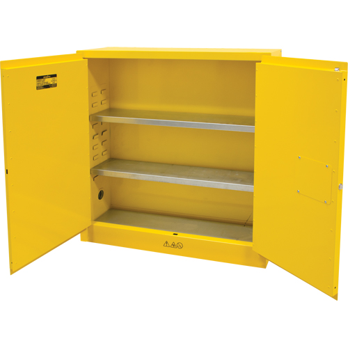 Armoire pour produits inflammables, 24 gal., 2 Porte(s), 43" La x 44" h x 12" p Air Extreme Inc.