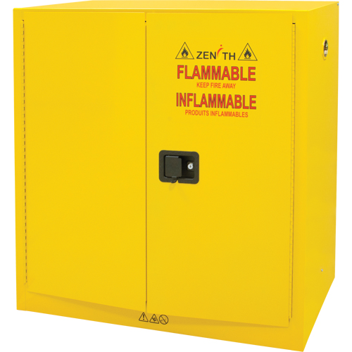 Flammable Storage Cabinet, 30 gal., 2 Door, 43" W x 44" H x 18" D Air Extreme Inc.