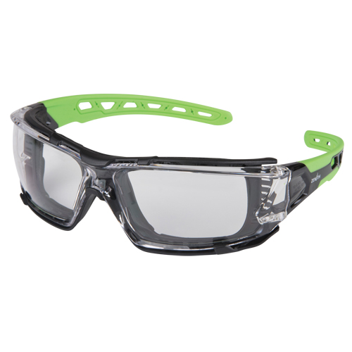 Z2500 Series Safety Glasses with Foam Gasket, Clear Lens, Anti-Fog, ANSI Z87+/Meets/Exceeds CSA Z94.3 Air Extreme Inc.