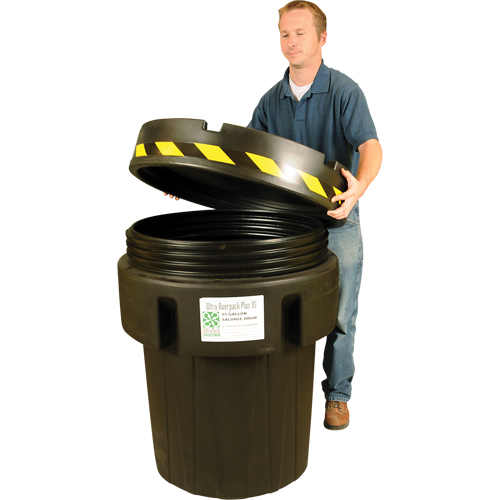 Ultra-Recycled Overpack&reg; Salvage Drum, 95 gal., Stationary Air Extreme Inc.