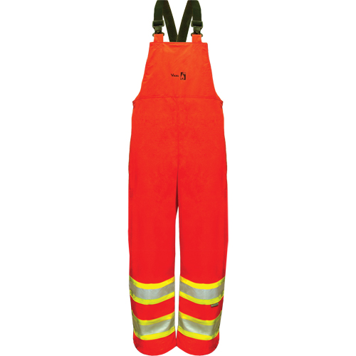 Hi-Vis FR/PU Safety Rain Bib Pants, 4X-Large, Orange Air Extreme Inc.