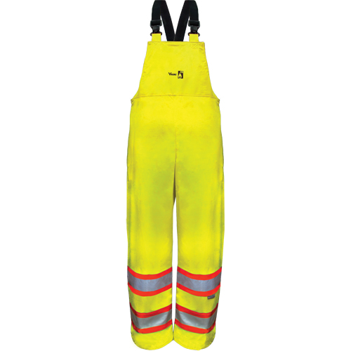 Pantalons &agrave; bavette de s&eacute;curit&eacute; imperm&eacute;ables ignifuges haute visibilit&eacute; en polyur&eacute;thane, 4T-Grand Air Extreme Inc.