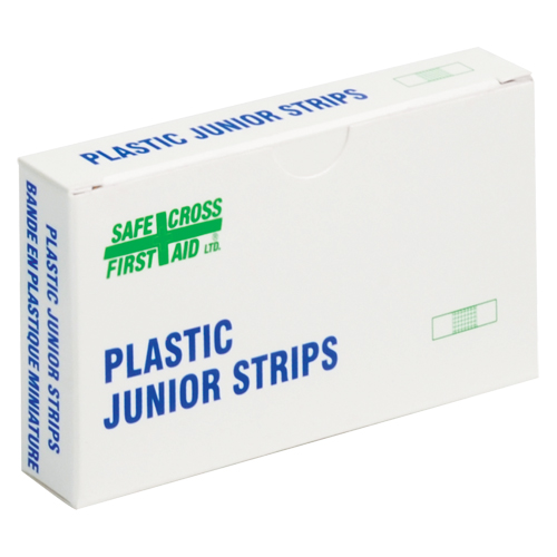 Bandages en bandes Juniors, Rectangulaire/carr&eacute;e, 1-1/2", Plastique, Non st&eacute;rile Air Extreme Inc.