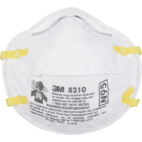 Respirateurs contre les particules 8210, N95, Certifi&eacute; NIOSH Air Extreme Inc.