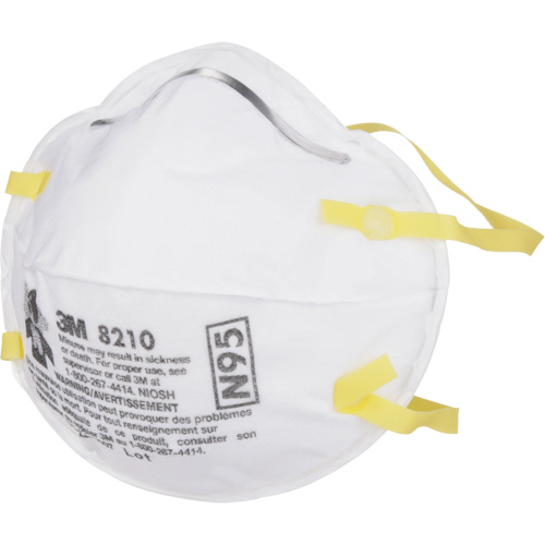 Respirateurs contre les particules 8210, N95, Certifi&eacute; NIOSH Air Extreme Inc.