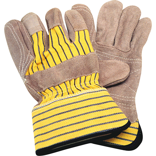 Double-Palm Fitters Gloves, Large, Split Cowhide Palm, Cotton Inner Lining Air Extreme Inc.