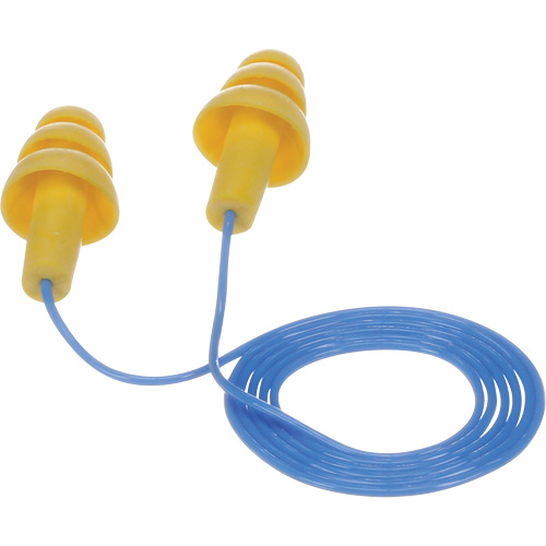 E-A-R Ultrafit Premolded Earplugs, Corded, Bulk - Polybag, 25 dB NRR, One-Size Air Extreme Inc.